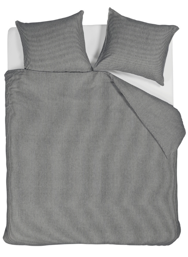 Beddinghouse Dekbedovertrek Ivan Zwart - Flanel