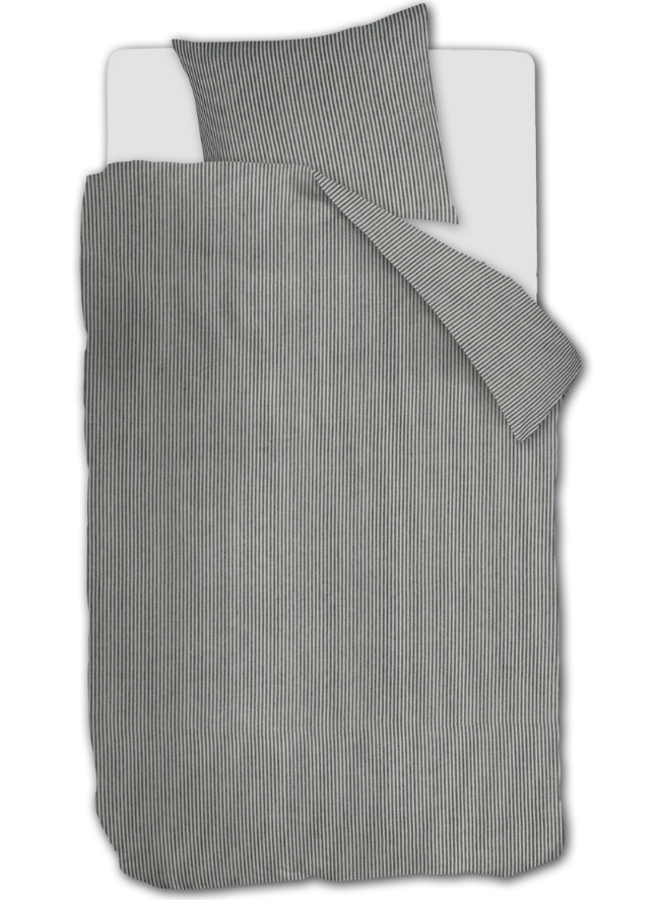 Beddinghouse Dekbedovertrek Ivan Zwart - Flanel