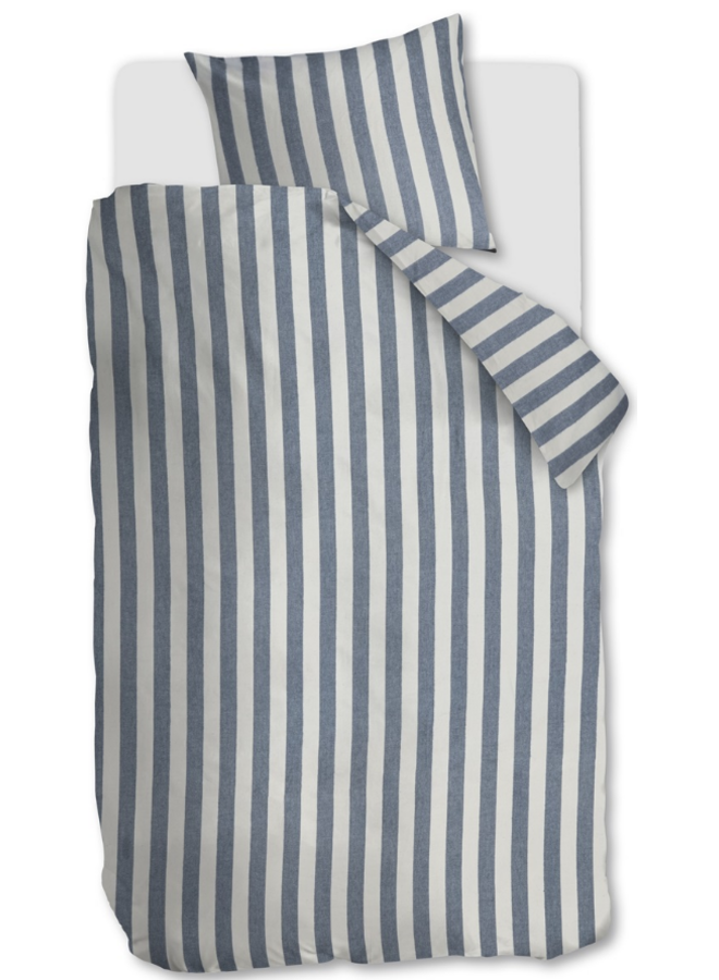 Beddinghouse Dekbedovertrek Jamie Blauw - Flanel