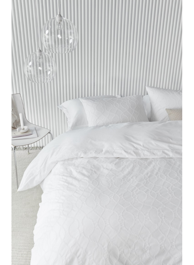 Beddinghouse Dekbedovertrek Milky Wit - Katoen