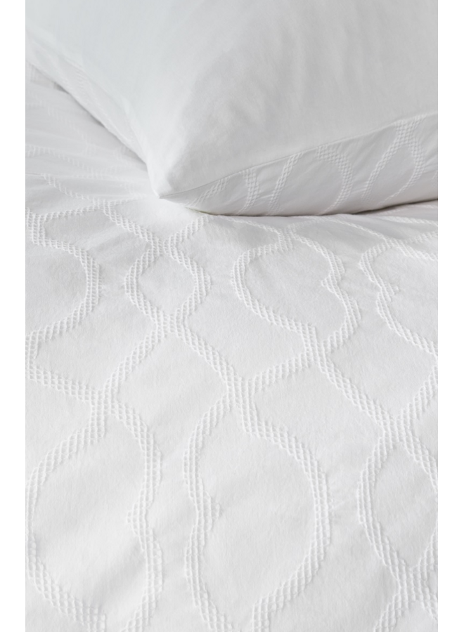 Beddinghouse Dekbedovertrek Milky Wit - Katoen