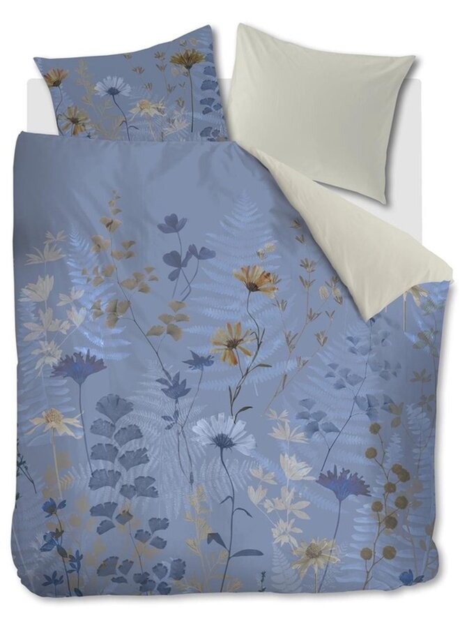 Beddinghouse Dekbedovertrek Nala Blauw - Katoensatijn