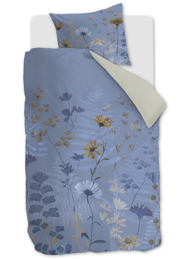 Beddinghouse Dekbedovertrek Nala Blauw - Katoensatijn