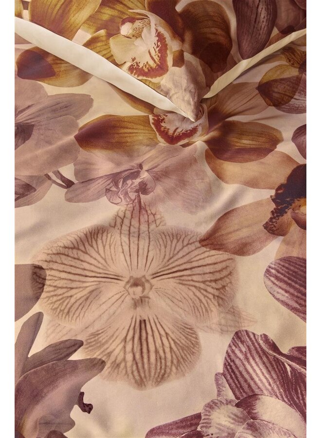 Beddinghouse Dekbedovertrek Orchid Terra - Katoensatijn