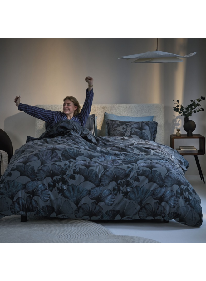 Beddinghouse Dekbedovertrek Presca Blauw - Gerecyled Katoen