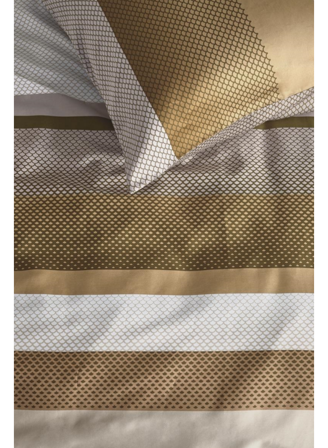 Beddinghouse Dekbedovertrek Rhys Goud - Katoensatijn