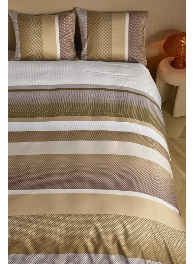 Beddinghouse Dekbedovertrek Rhys Goud - Katoensatijn