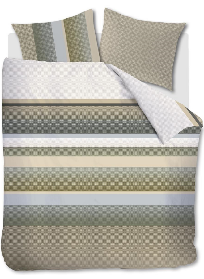 Beddinghouse Dekbedovertrek Rhys Naturel - Katoensatijn