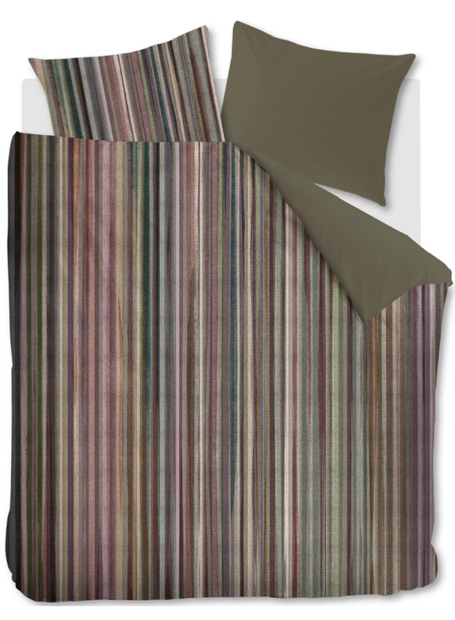 Dekbedovertrek Roman Multi - Katoensatijn PL2