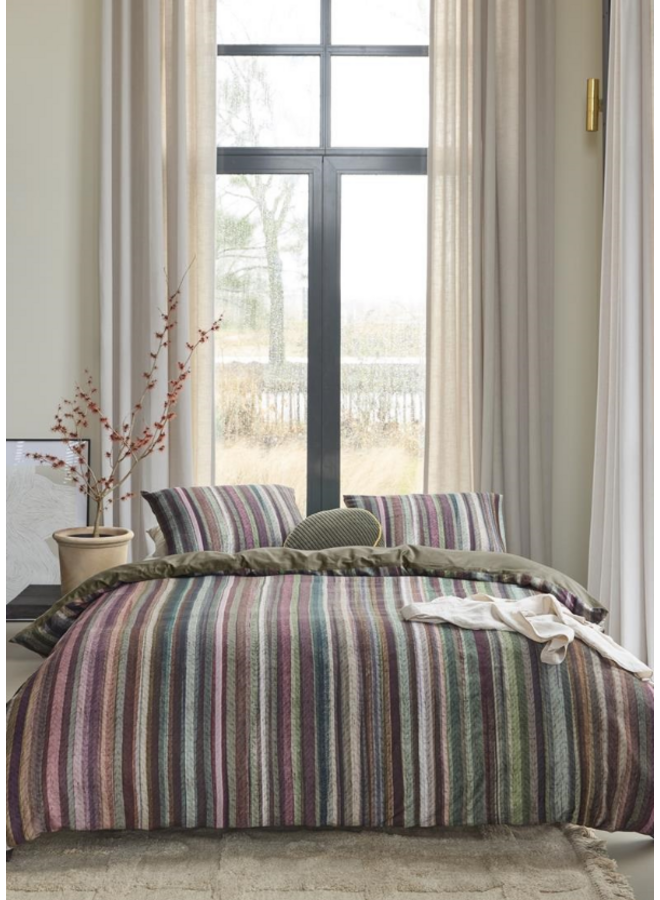 Beddinghouse Dekbedovertrek Roman Multi - Katoensatijn