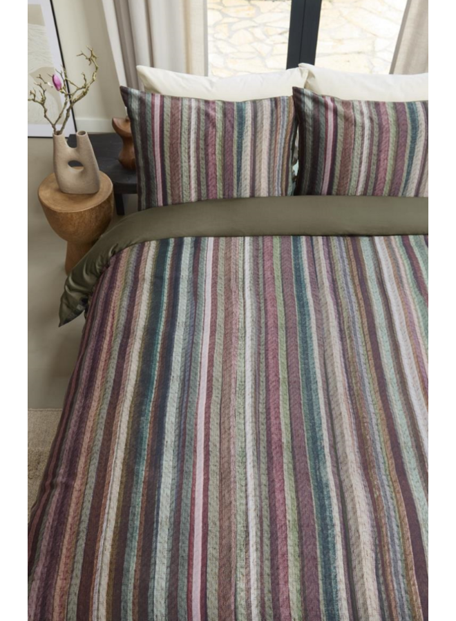 Beddinghouse Dekbedovertrek Roman Multi - Katoensatijn