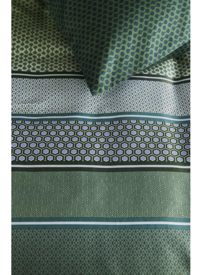 Beddinghouse Dekbedovertrek Romeo Blauwgroen - Lyocell/Katoen