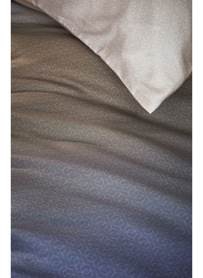 Beddinghouse Dekbedovertrek Ruth Blauw - Lyocell/Katoen