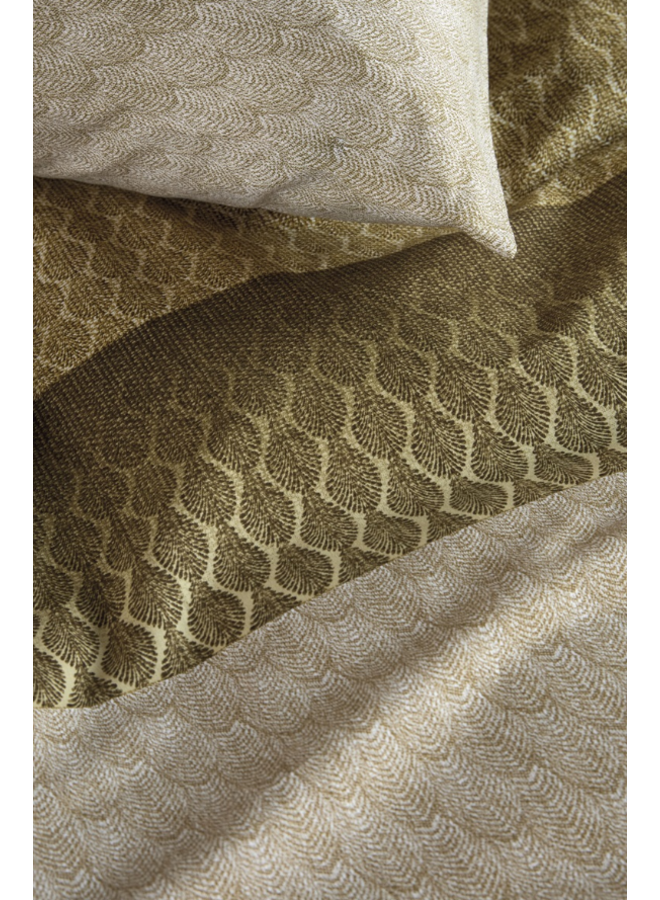 Beddinghouse Dekbedovertrek Sanna Goud - Katoen