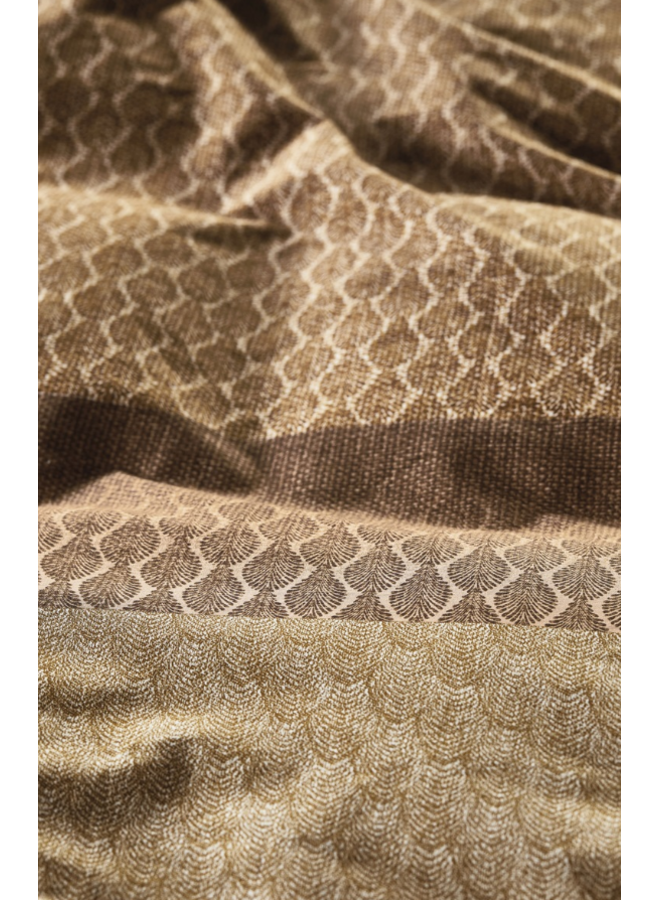 Beddinghouse Dekbedovertrek Sanna Goud - Katoen