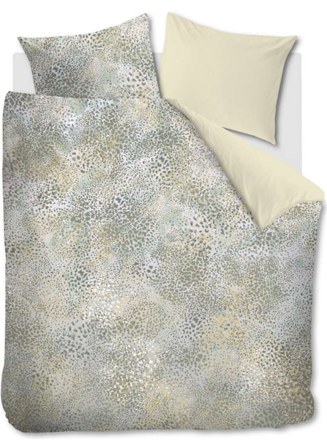 Dekbedovertrek Sia Groen - Katoensatijn