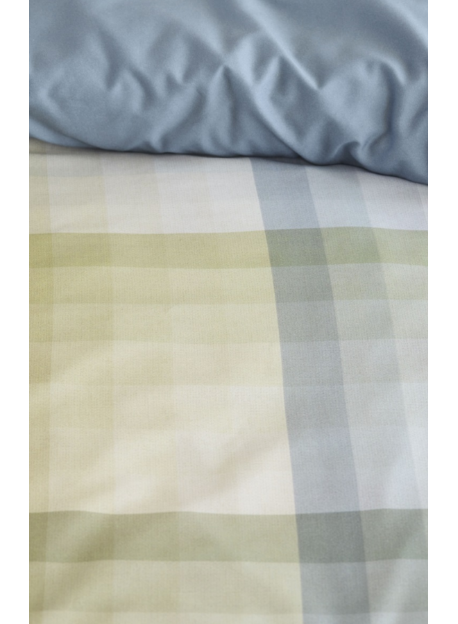 Beddinghouse Dekbedovertrek Sil Blauwgroen - Katoensatijn