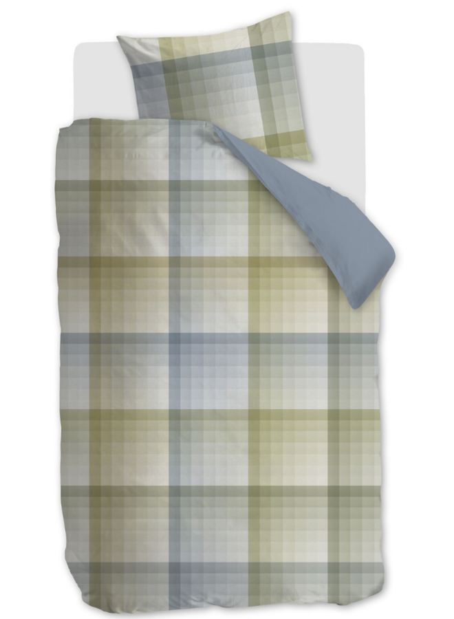 Beddinghouse Dekbedovertrek Sil Blauwgroen - Katoensatijn