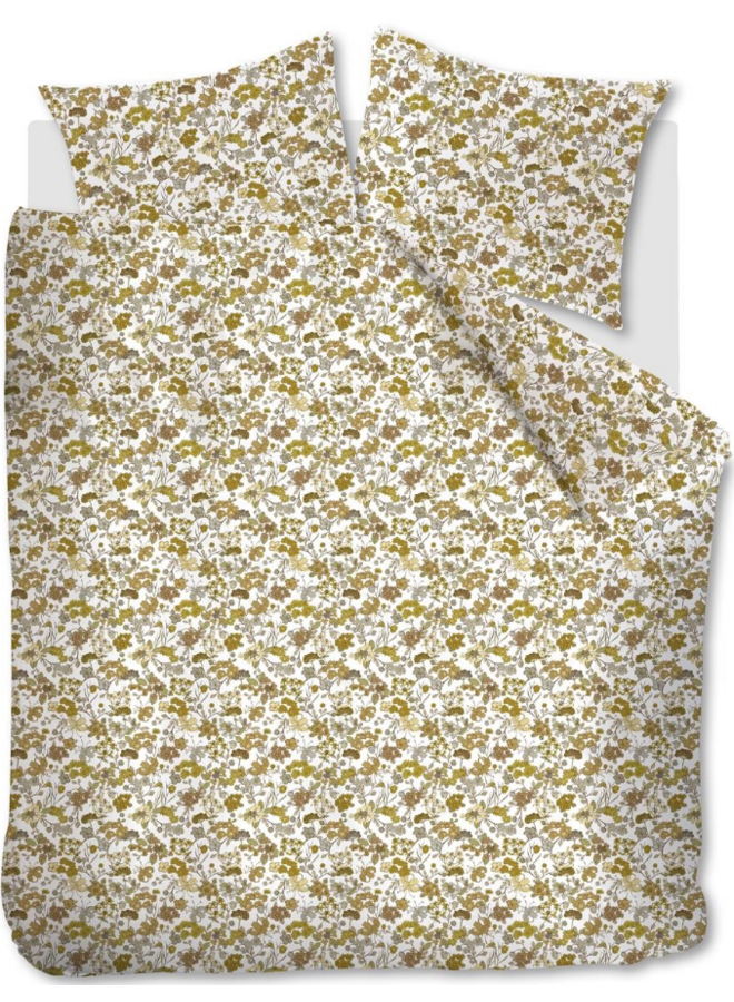 Dekbedovertrek Tess Oker - Katoen PL1