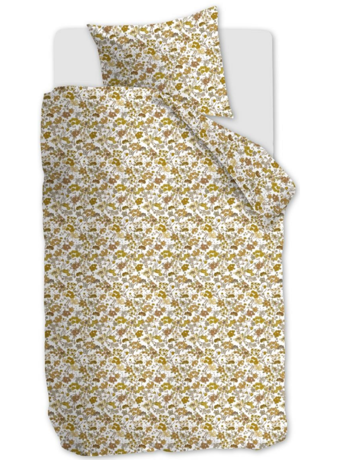 Beddinghouse Dekbedovertrek Tess Oker - Katoen
