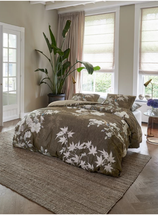 Beddinghouse Dekbedovertrek Thalasa Bruin - Lyocell/Katoensatijn