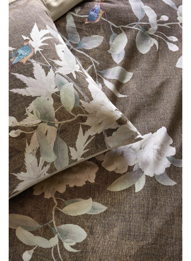 Beddinghouse Dekbedovertrek Thalasa Bruin - Lyocell/Katoensatijn