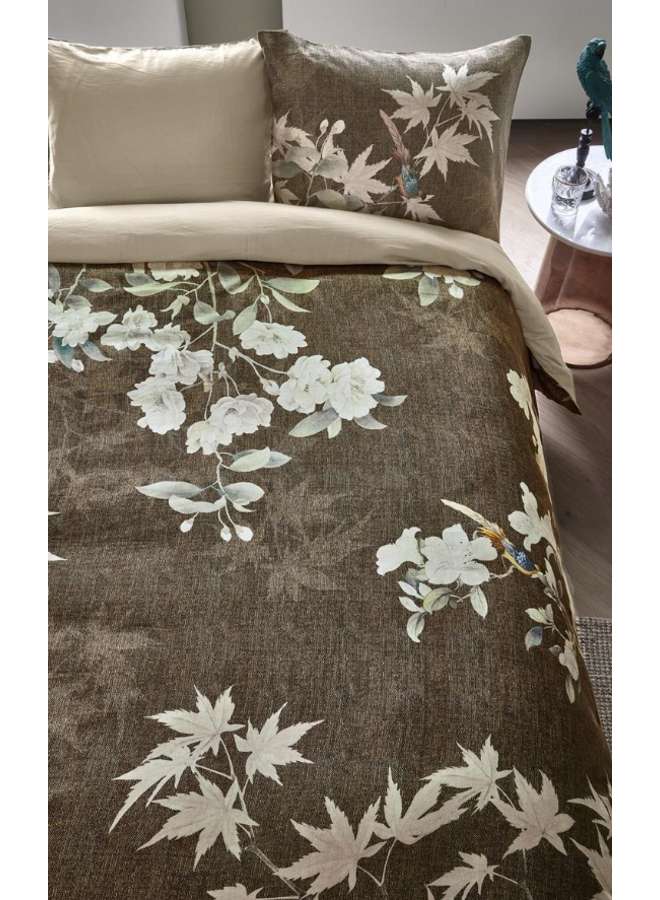 Beddinghouse Dekbedovertrek Thalasa Bruin - Lyocell/Katoensatijn