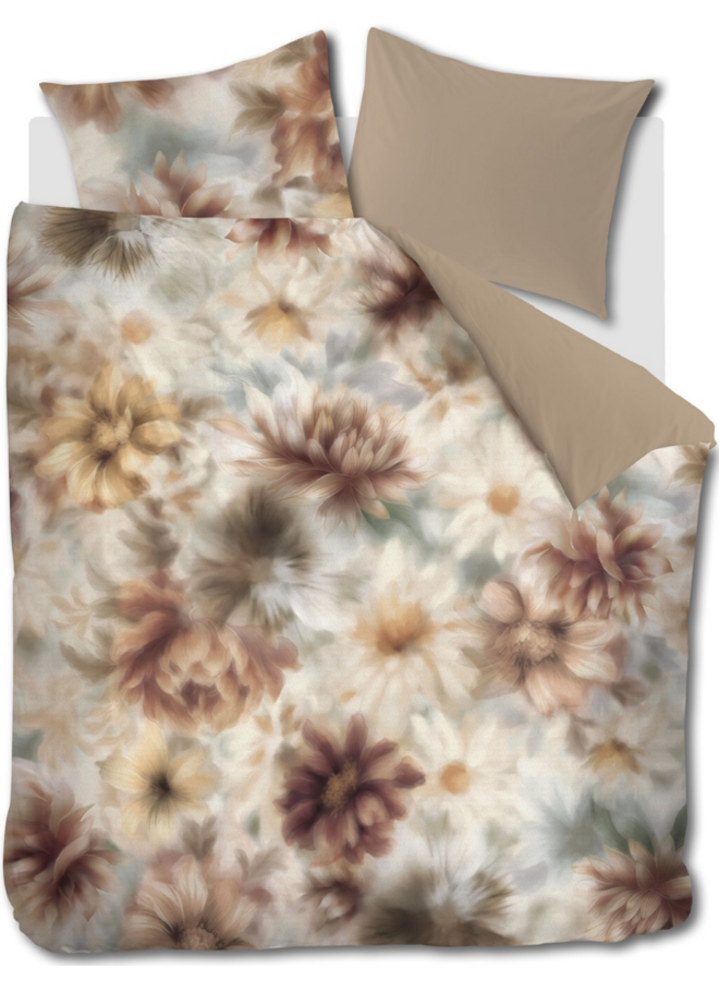 Beddinghouse Dekbedovertrek Tuuli Naturel - Katoensatijn