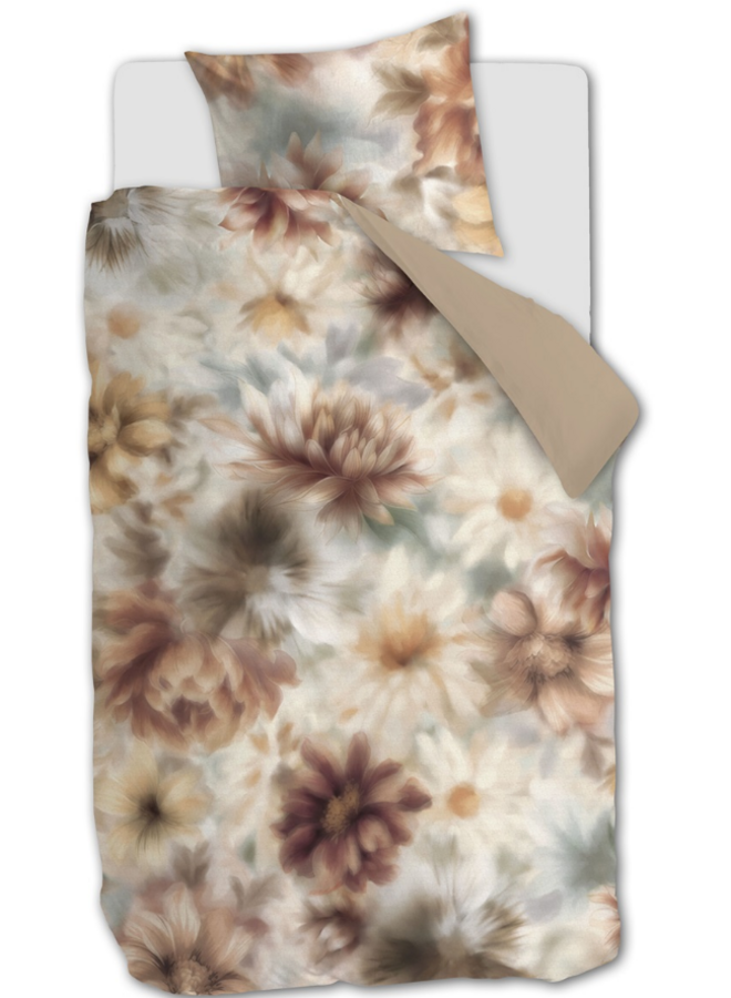 Beddinghouse Dekbedovertrek Tuuli Naturel - Katoensatijn