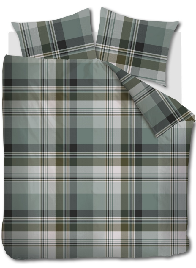 Dekbedovertrek Vernon Groen - Flanel PL2