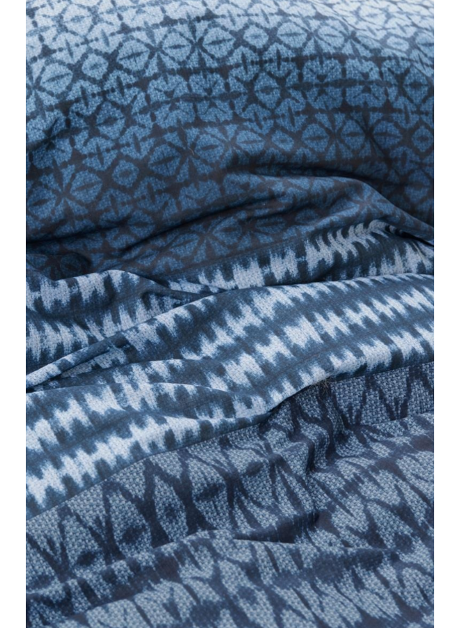 Beddinghouse Dekbedovertrek Yori Blauw - Katoen
