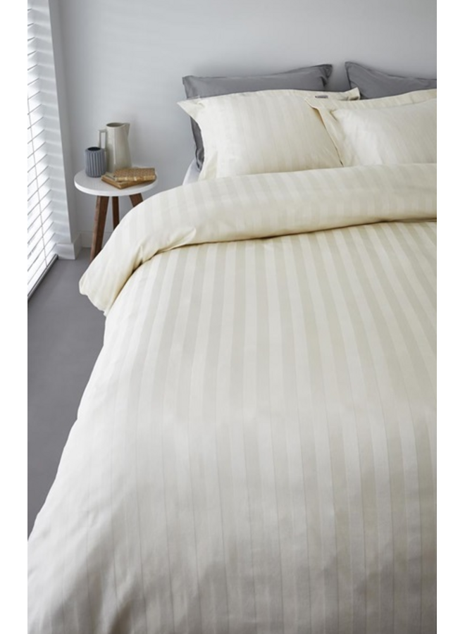 Beddinghouse Dekbedovertrek Shine Ecru - Katoensatijn