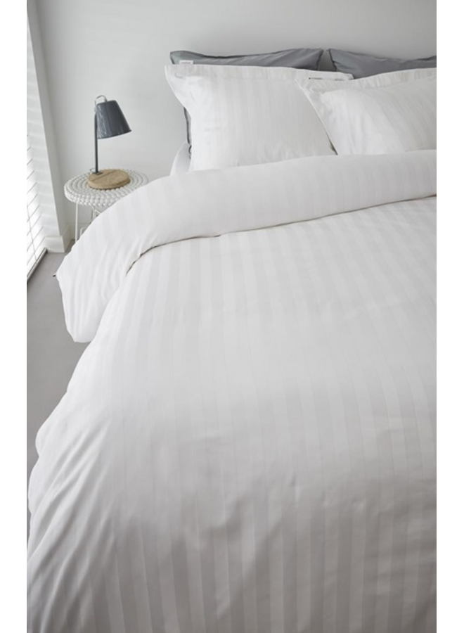 Beddinghouse Dekbedovertrek Shine Wit - Katoensatijn
