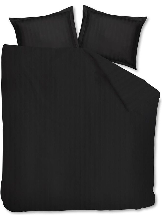 Beddinghouse Dekbedovertrek Shine Zwart - Katoensatijn