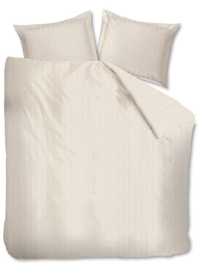 Beddinghouse Dekbedovertrek Shine Ecru - Katoensatijn