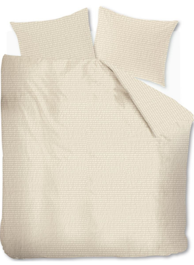 Dekbedovertrek Summer Zand - Seersucker Katoen