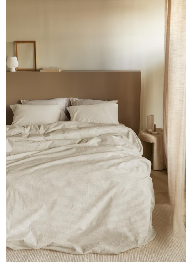 Beddinghouse Dekbedovertrek Summer Zand - Seersucker Katoen