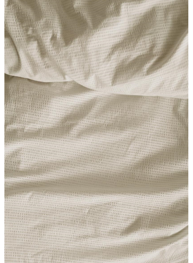 Beddinghouse Dekbedovertrek Summer Zand - Seersucker Katoen