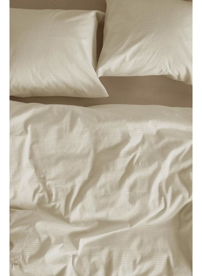 Beddinghouse Dekbedovertrek Summer Zand - Seersucker Katoen