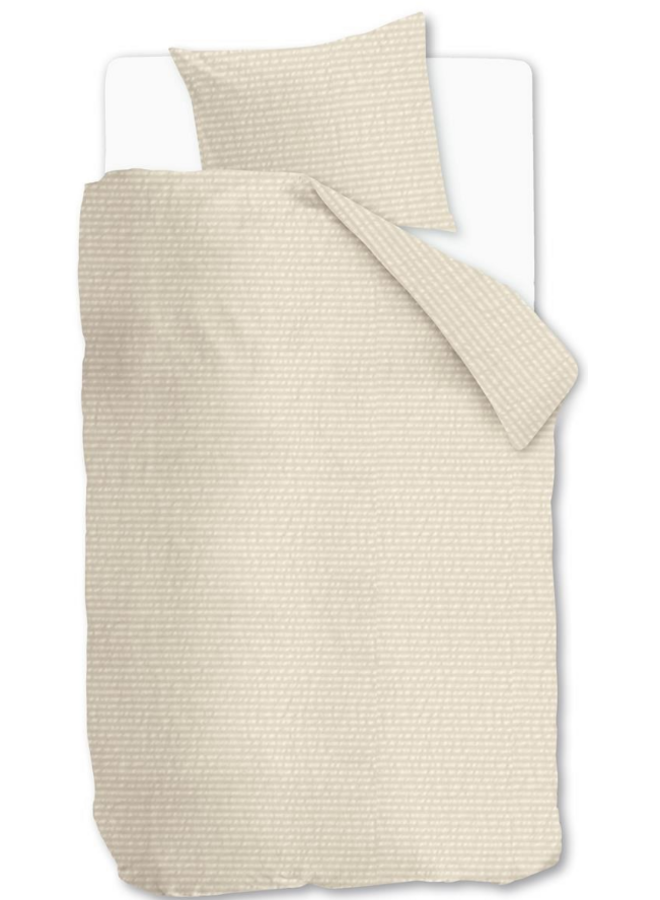 Beddinghouse Dekbedovertrek Summer Zand - Seersucker Katoen