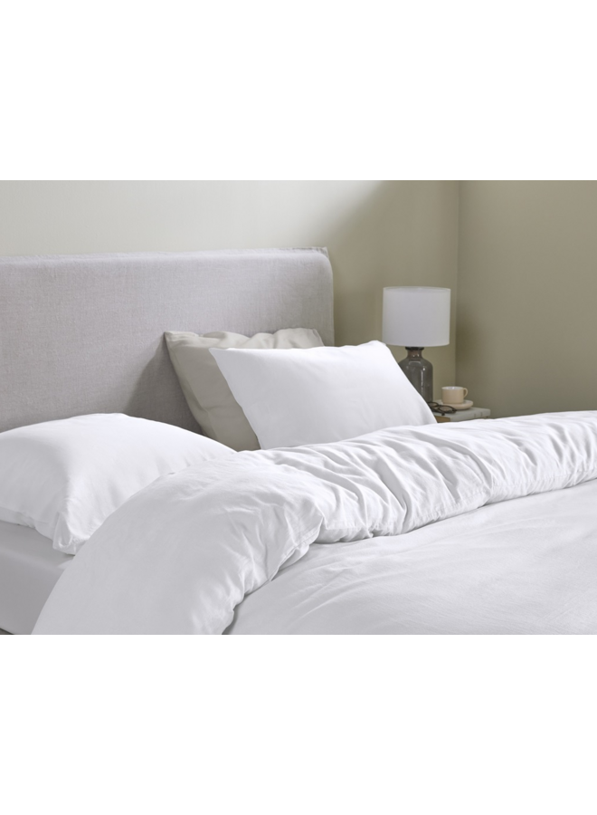 Beddinghouse Dekbedovertrek Sun Wit - Linnen/Katoen