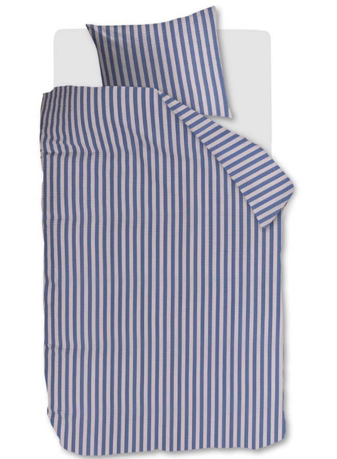 Beddinghouse Dekbedovertrek Veya Blauw - Katoen