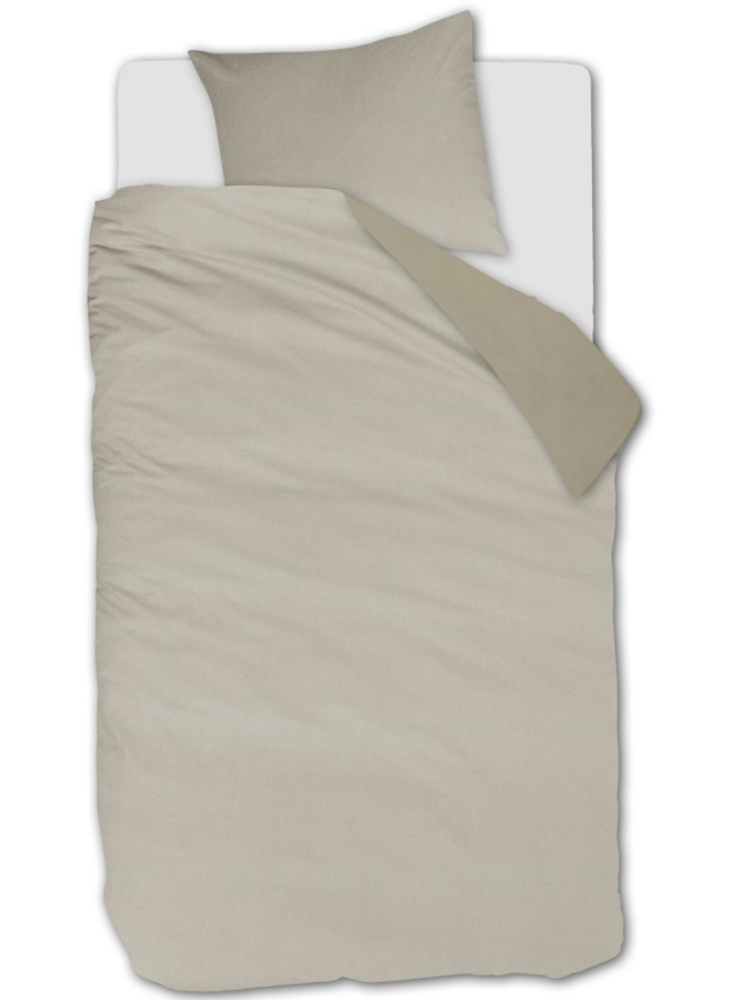 Beddinghouse Dekbedovertrek Warm Zand - Flanel