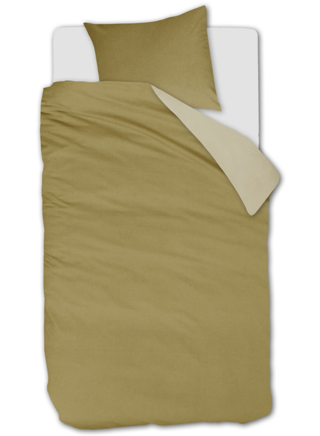 Beddinghouse Dekbedovertrek Warm Geel - Flanel