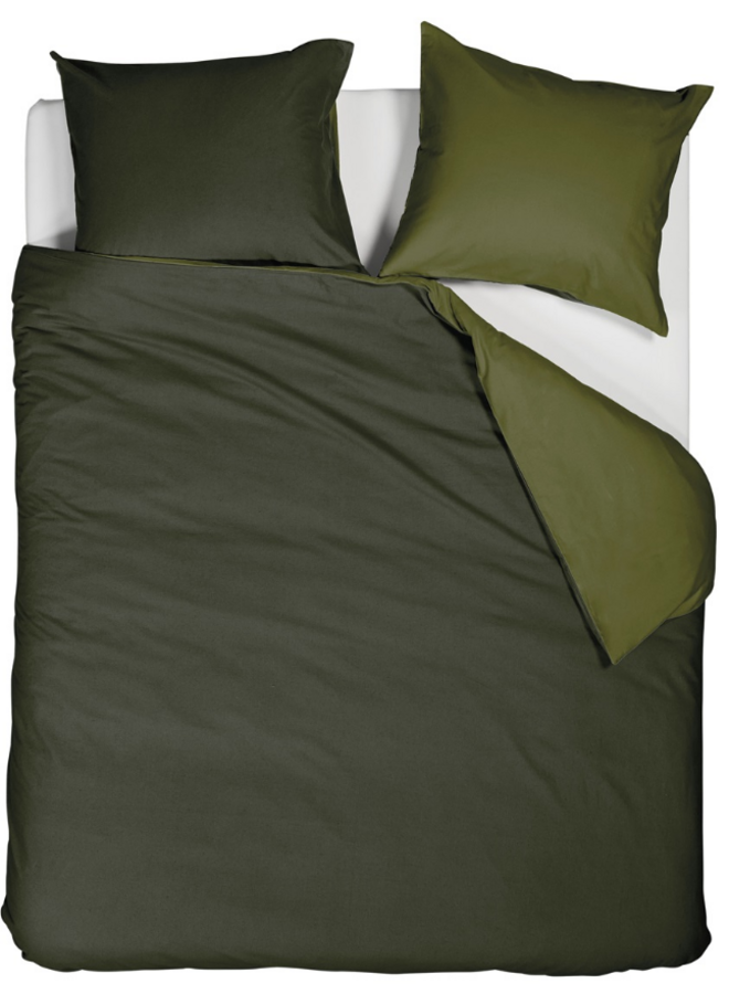 Dekbedovertrek Warm Groen - Flanel PL2