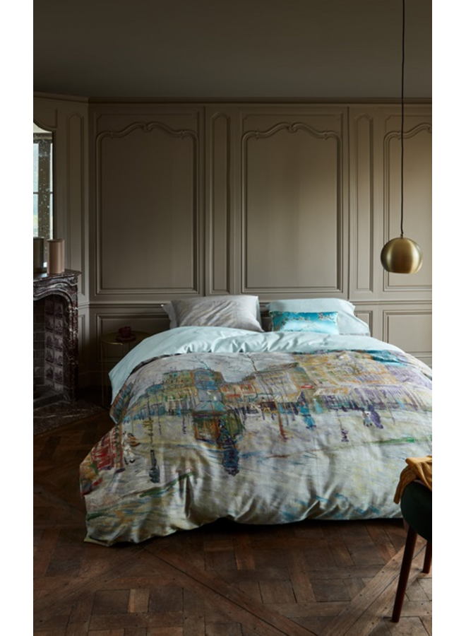 Beddinghouse Dekbedovertrek Boulevard Grijs - Katoensatijn