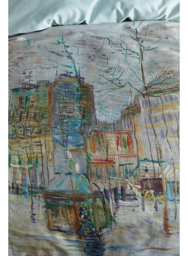 Beddinghouse Dekbedovertrek Boulevard Grijs - Katoensatijn