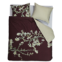 Beddinghouse Dekbedovertrek Blossom Bordo - Katoensatijn