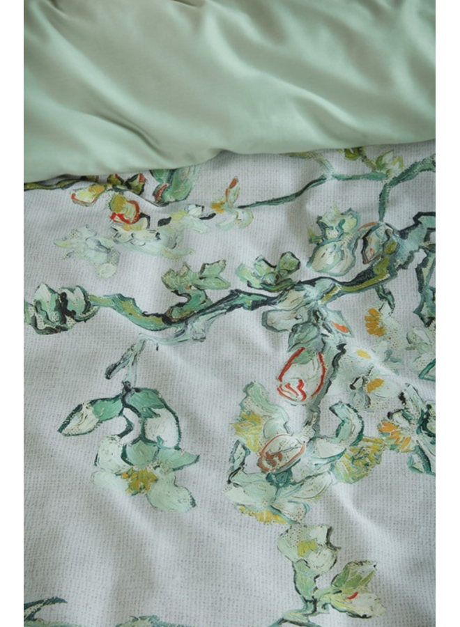 Beddinghouse Dekbedovertrek Blossom Grijs - Katoensatijn