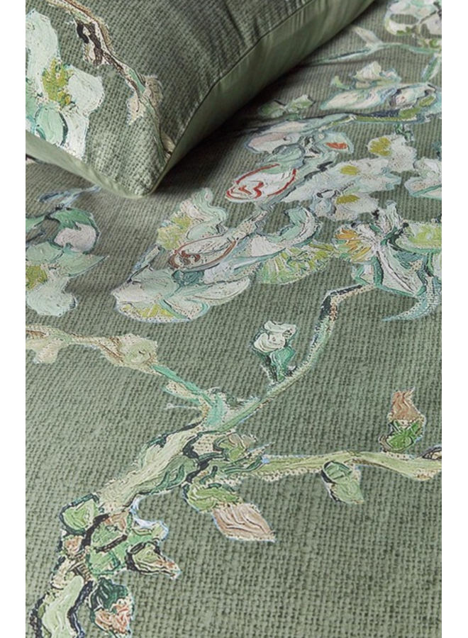 Beddinghouse Dekbedovertrek Blossoming Groen - Katoensatijn